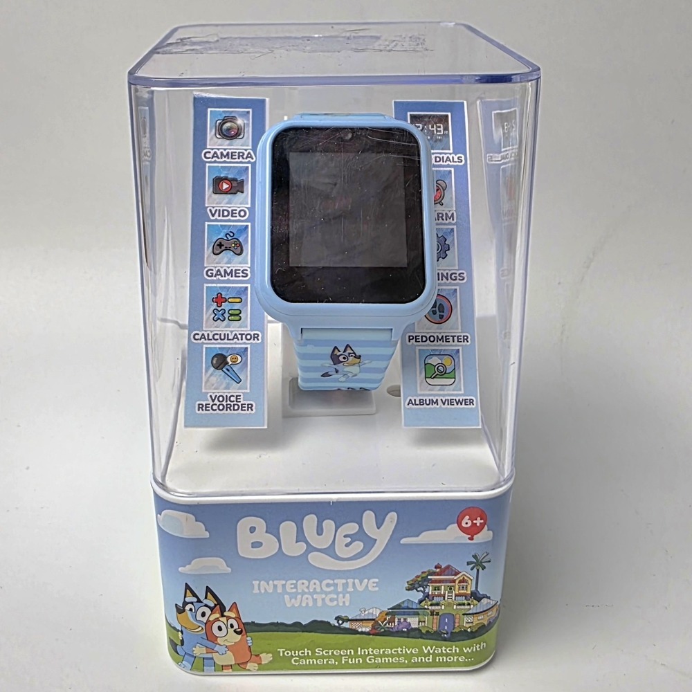 Bluey Interactive Watch Touch Screen, Camera, Fun Games 6+ Chargeable #0704 - Picture 2 of 6